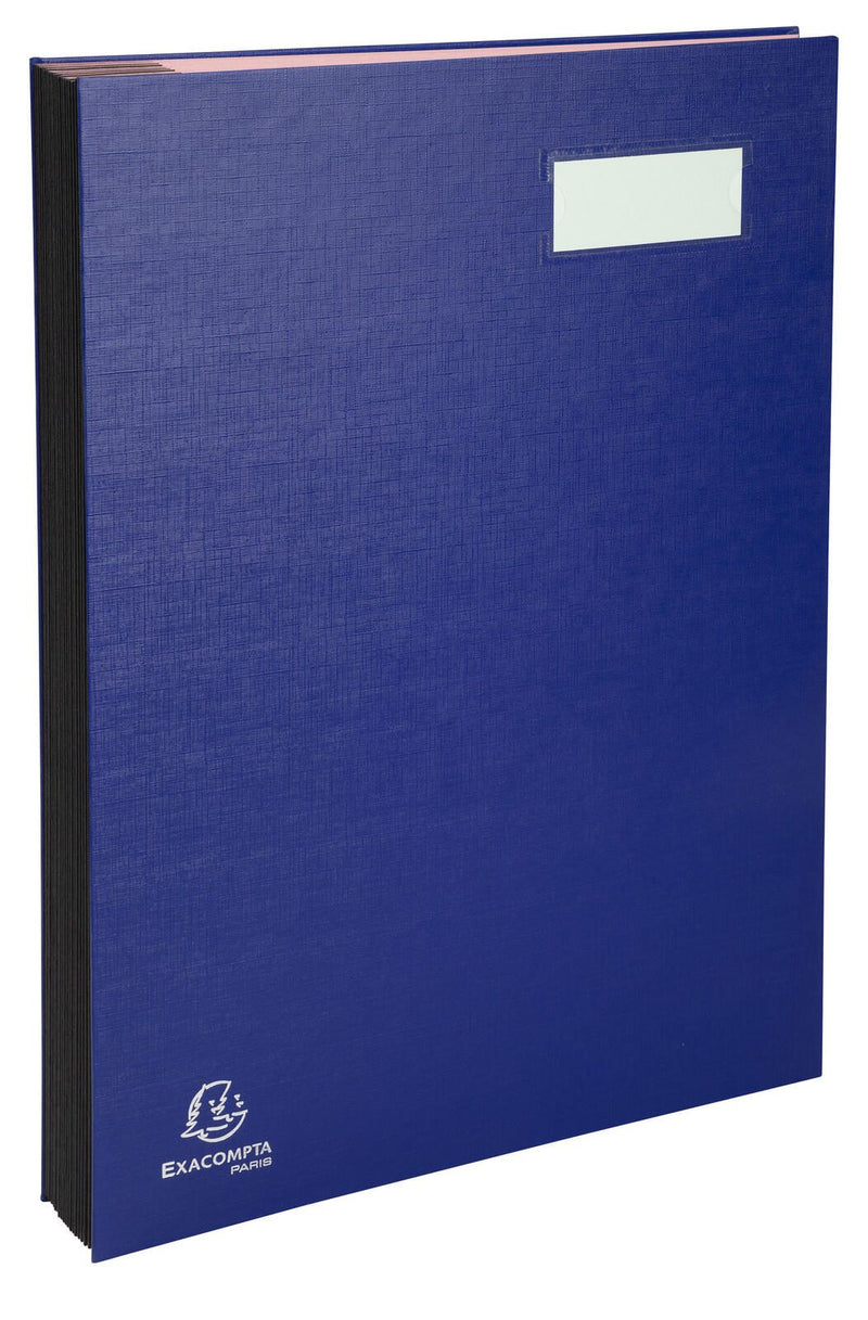 Exacompta Unterschriftenmappe für DIN A4 blau
