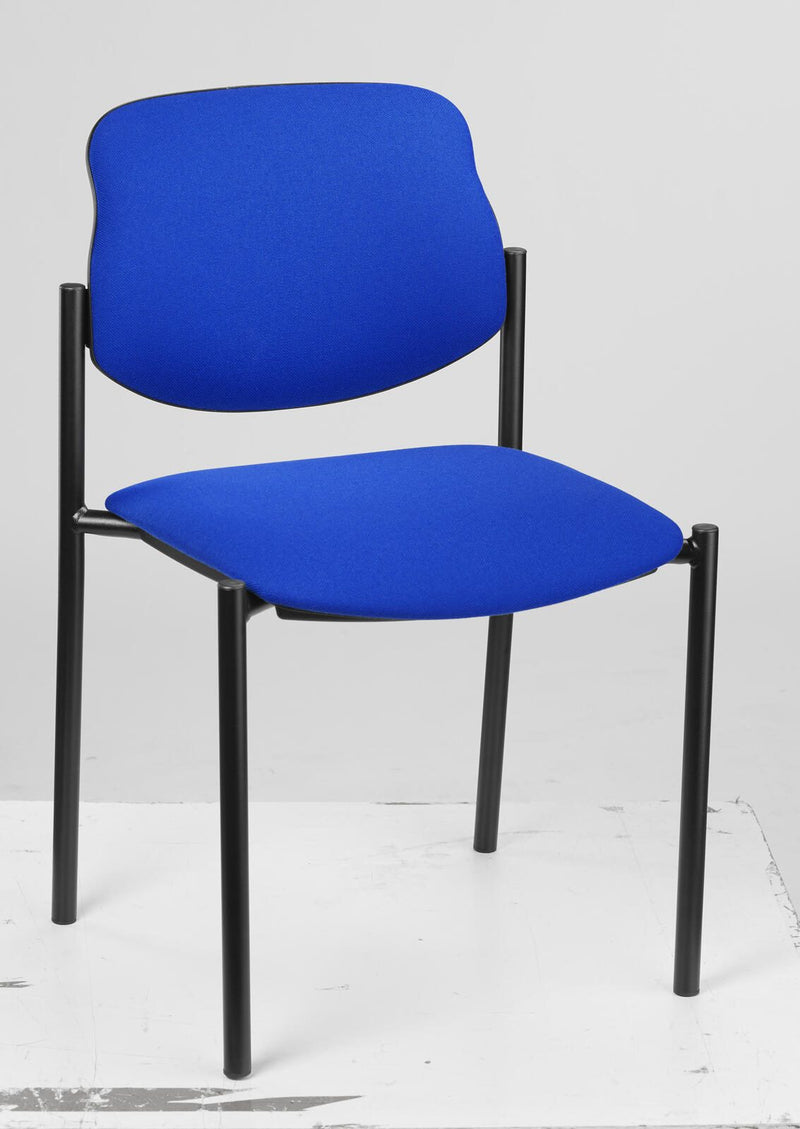 Nowy Styl Besucherstuhl blau/G:schwarz/4