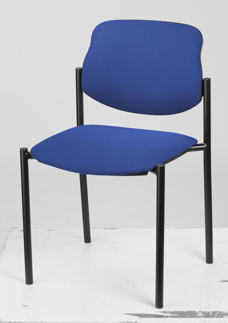 Nowy Styl Besucherstuhl blau/G:schwarz/4