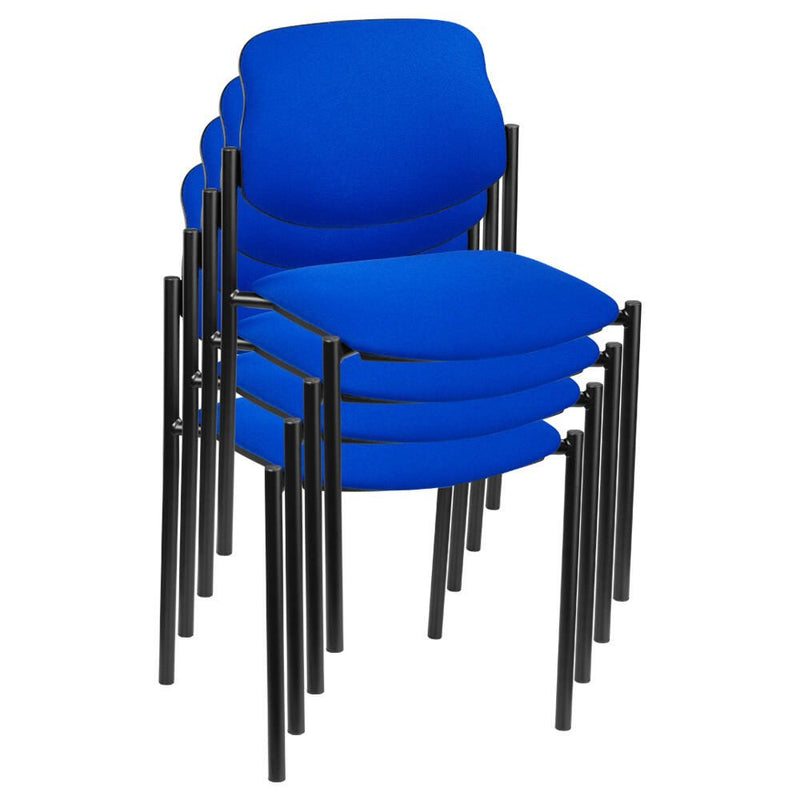 Nowy Styl Besucherstuhl blau/G:schwarz/4