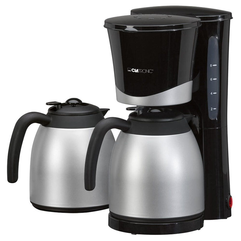 CLATRONIC KA 3328 Kaffeemaschine schwarz/Edelstahl