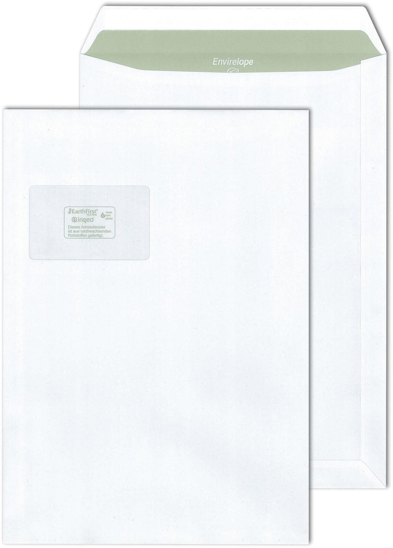 MAILmedia Envirelope® Versandtaschen DIN C4 recycling-hochweiß