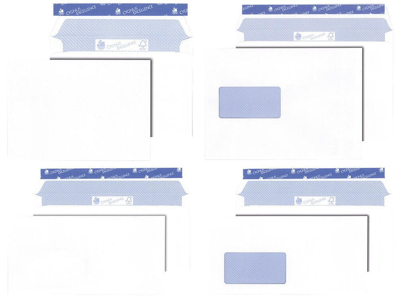 MAILmedia Briefumschläge DIN C5 ohne Fenster haftklebend