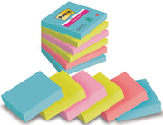 Post-it® Super Sticky Cosmic Haftnotizen 7,6 x 7,6 cm