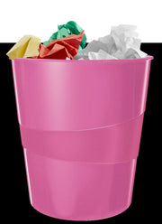 LEITZ Papierkorb WOW Duo Colour 15,0 l pink