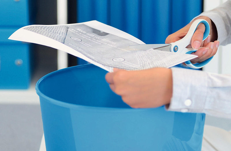 LEITZ Papierkorb WOW Duo Colour 15,0 l blau