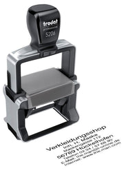 trodat Textstempel, individualisierbar 5206 Edelstahl ohne Logo