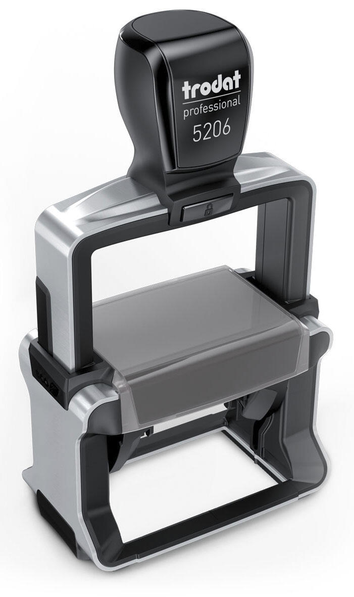 trodat Textstempel, individualisierbar 5206 Edelstahl ohne Logo