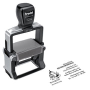 trodat Textstempel, individualisierbar 5204 Edelstahl mit Logo