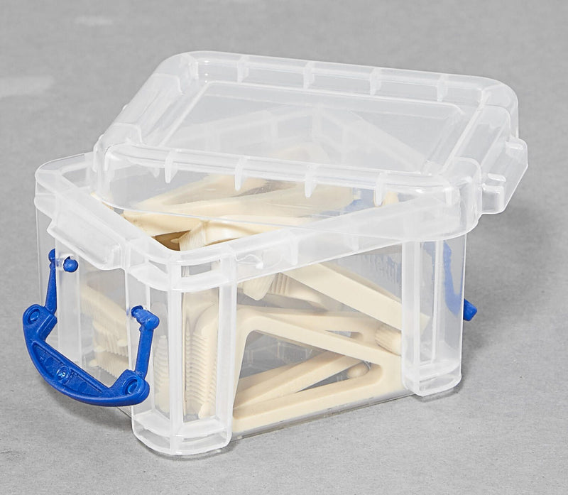 Really Useful Box Aufbewahrungsbox 0,14 l - 9,0 x 6,5 x 5,5 cm transparent
