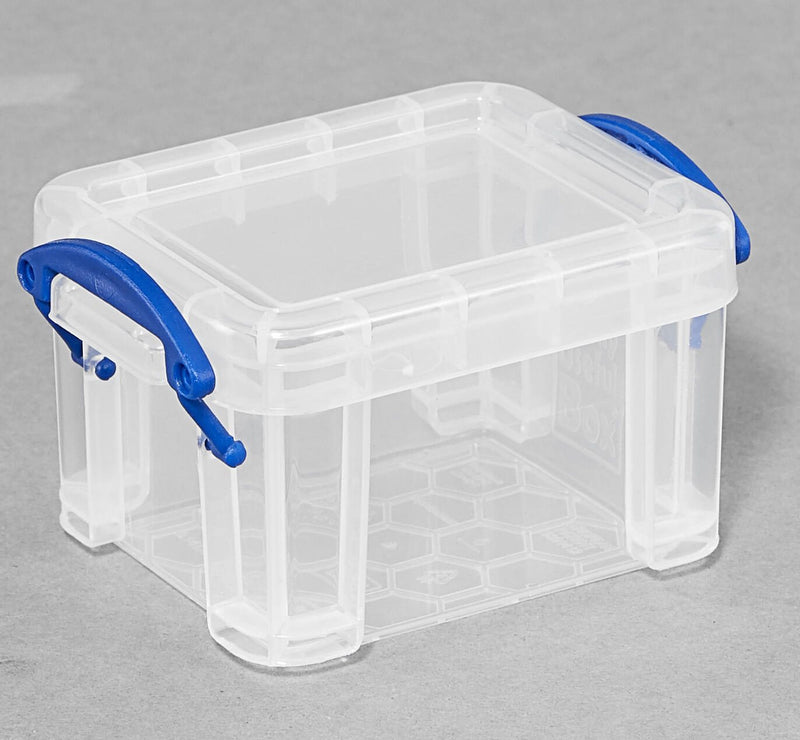 Really Useful Box Aufbewahrungsbox 0,14 l - 9,0 x 6,5 x 5,5 cm transparent