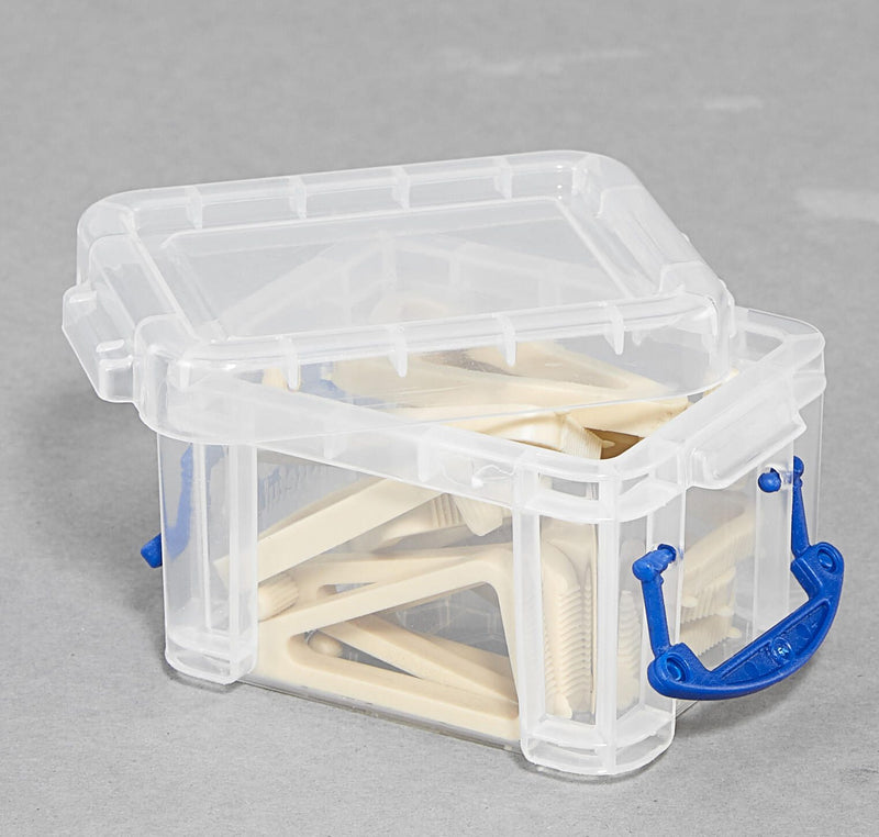 Really Useful Box Aufbewahrungsbox 0,14 l - 9,0 x 6,5 x 5,5 cm transparent