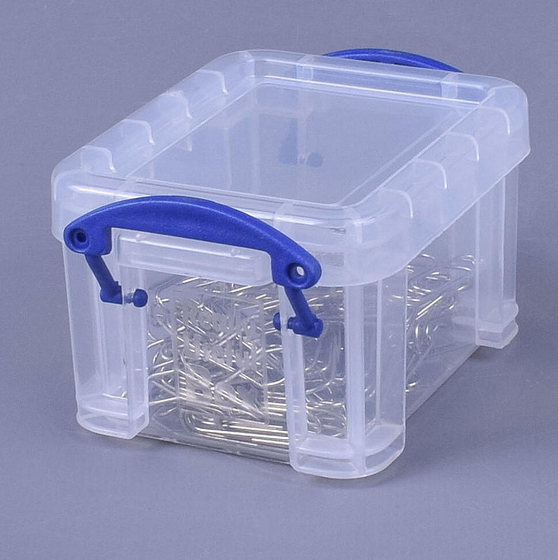 Really Useful Box Aufbewahrungsbox 0,14 l - 9,0 x 6,5 x 5,5 cm transparent
