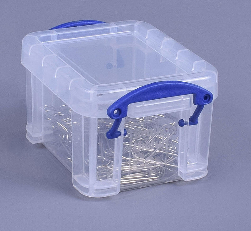 Really Useful Box Aufbewahrungsbox 0,14 l - 9,0 x 6,5 x 5,5 cm transparent