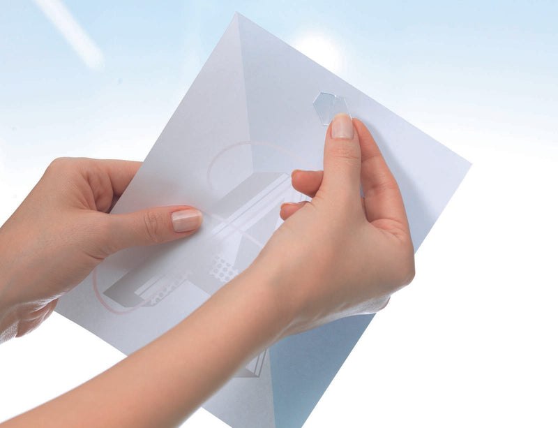 tesa TACK XL doppelseitige Klebepads 2 cm x 2.4 cm transparent