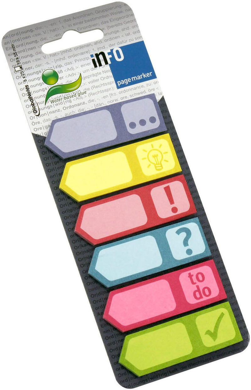 inFO Symbole Haftmarker 1,8 x 5,5 cm
