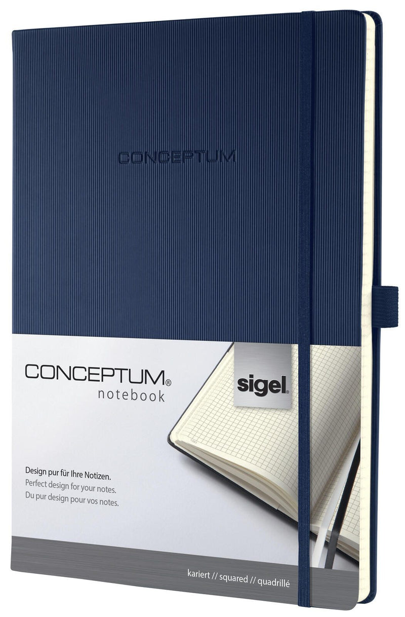 SIGEL Conceptum® Notizbuch ca. DIN A4 kariert, 194 Seiten