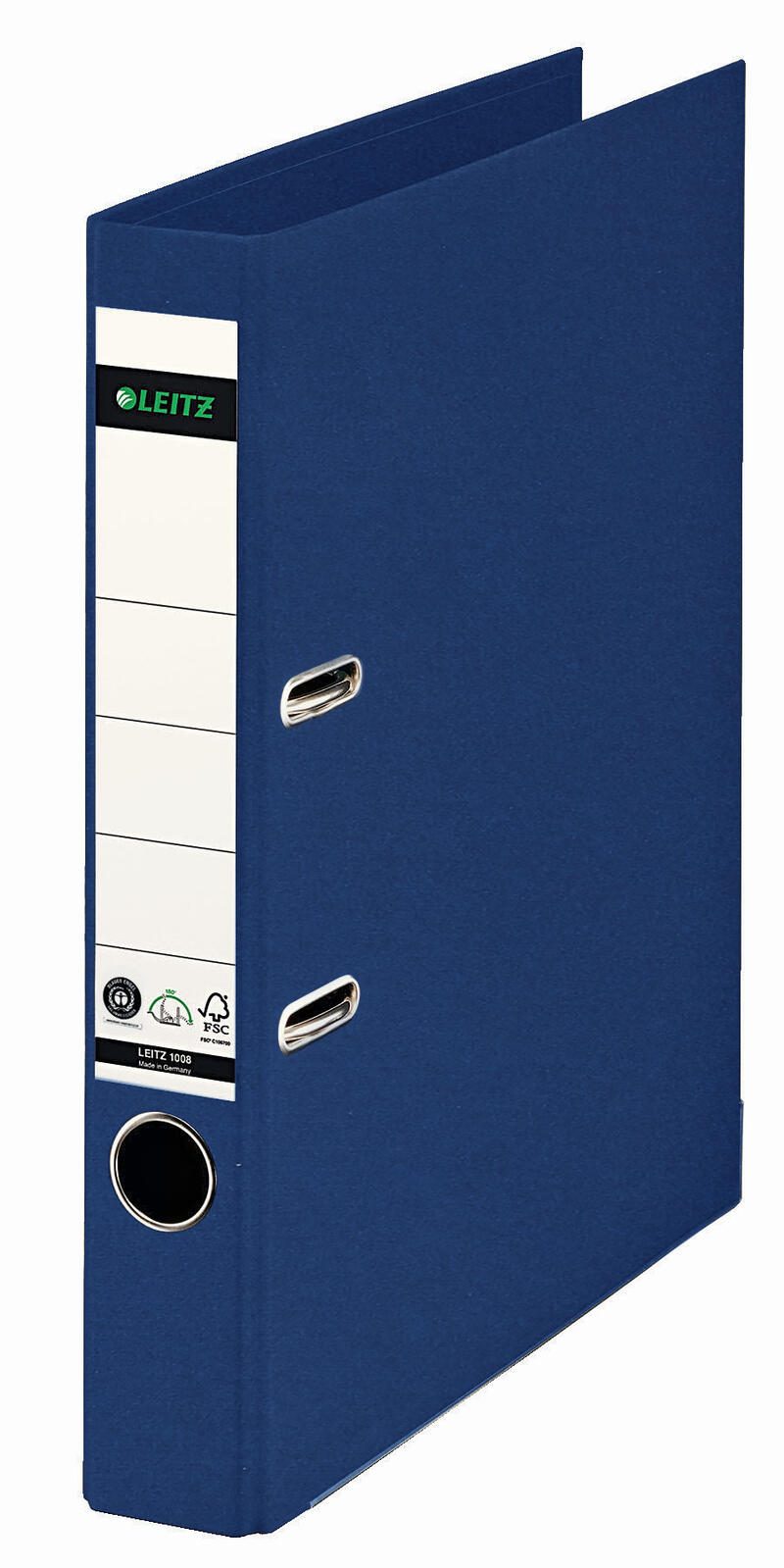 LEITZ Ordner Rückenbreite 5.2 cm DIN A4 Karton blau