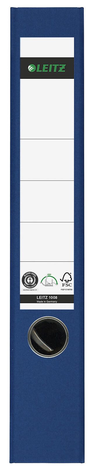 LEITZ Ordner Rückenbreite 5.2 cm DIN A4 Karton blau