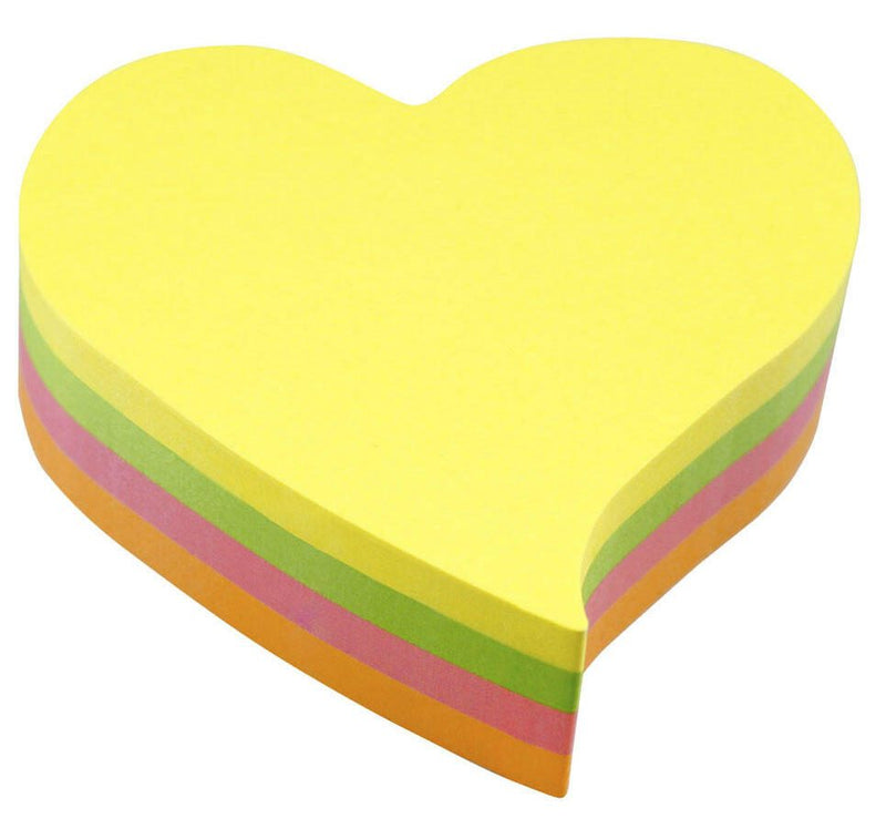 inFO Herz Haftnotizen 7,0 x 7,0 cm