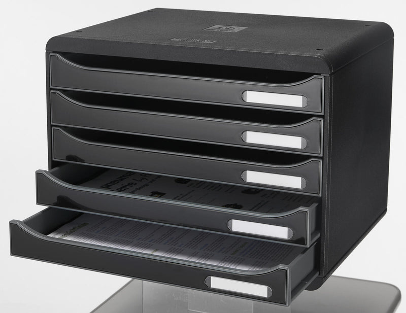 Exacompta Schubladenbox 308714D DIN A4 quer 35,5 x 27,0 x 27,1 cm