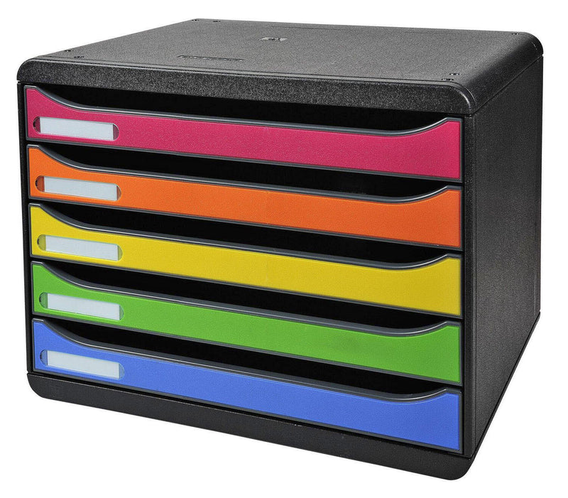 Exacompta Schubladenbox 308798D DIN A4 quer 35,5 x 27,0 x 27,1 cm