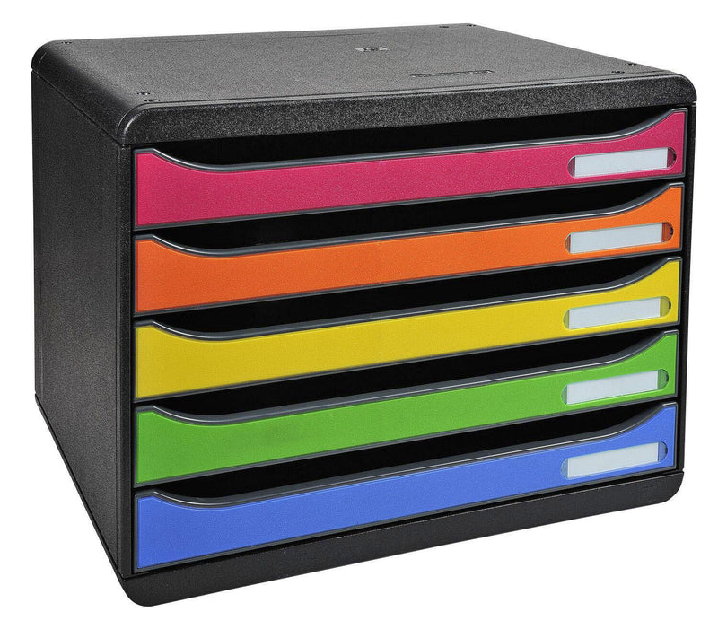 Exacompta Schubladenbox 308798D DIN A4 quer 35,5 x 27,0 x 27,1 cm