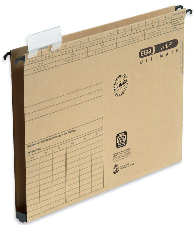 ELBA vertic ULTIMATE Hängesammler DIN A4 2 cm naturbraun