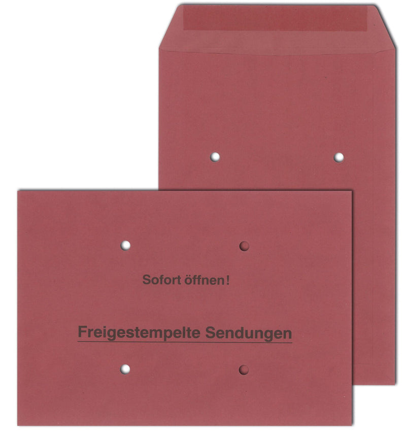 MAILmedia Freistempler-Umschläge DIN B4 rot
