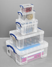 Really Useful Box Aufbewahrungsboxen-Set 32,3 l - 39,0 x 48,0 x 20,0 cm transparent