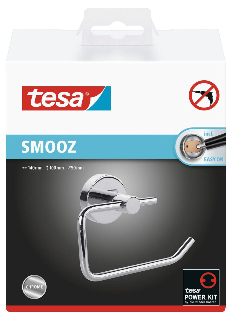 tesa SMOOZ Toilettenpapierhalter chrom
