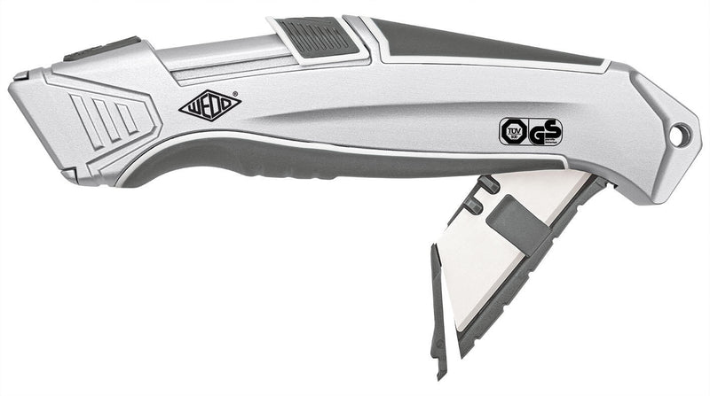 WEDO CERA-Safeline® Safety ALU Cuttermesser 19 mm grau