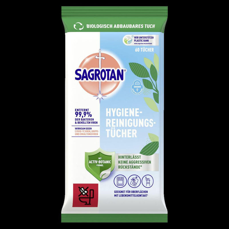 SAGROTAN® Desinfektionstücher 60 Tücher