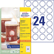 AVERY Zweckform Etiketten 5080 weiß 40,0 x 40,0 mm
