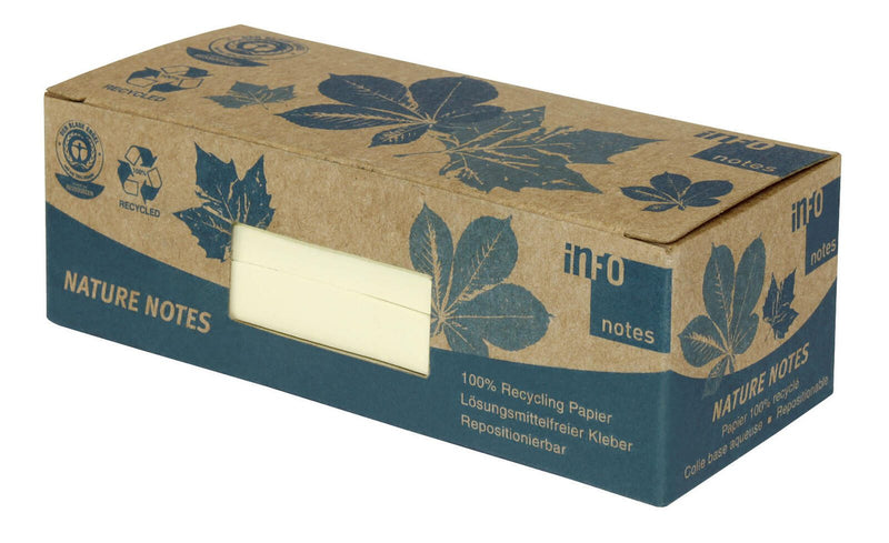 inFO Recycling Haftnotizen 5,0 x 4,0 cm