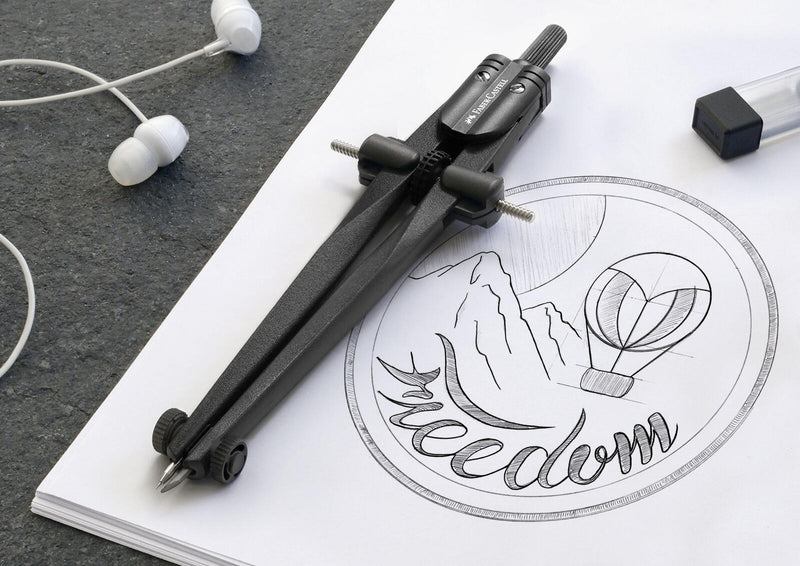 FABER-CASTELL Zirkel Stream blackstone