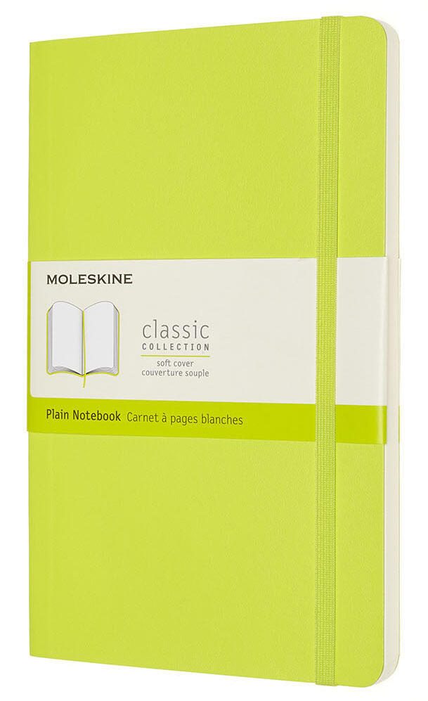 MOLESKINE Classic Collection flexibler Einband Notizbuch ca. DIN A5 blanko hellgrün