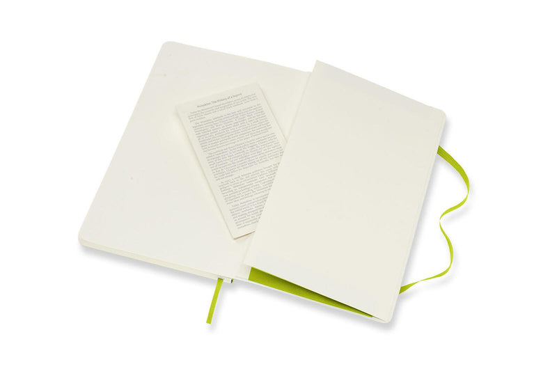 MOLESKINE Classic Collection flexibler Einband Notizbuch ca. DIN A5 blanko hellgrün