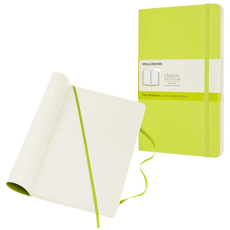 MOLESKINE Classic Collection flexibler Einband Notizbuch ca. DIN A5 blanko hellgrün