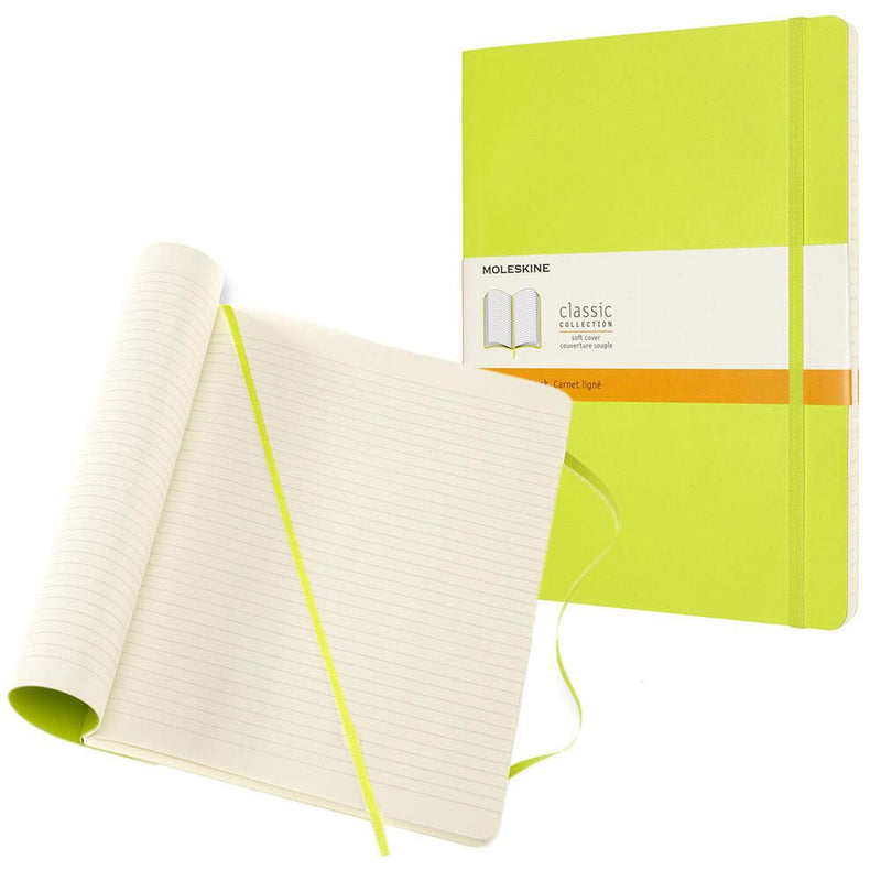 MOLESKINE Classic Collection flexibler Einband Notizbuch ca. DIN A4 liniert, 192 Seiten