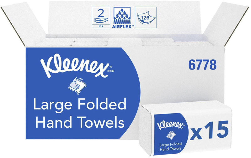 Kleenex® Papierhandtücher Large 2-lagig