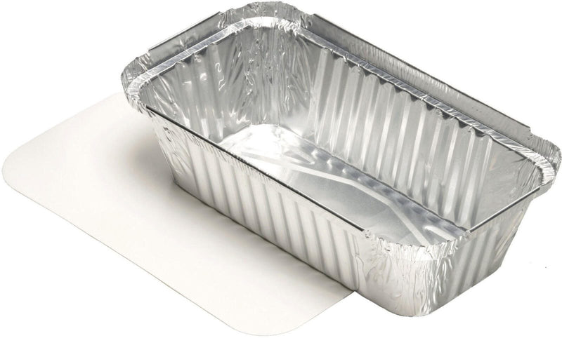 STARPAK Aluschalen mit Deckel 700 ml silber