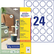 AVERY Zweckform Etiketten L3415-10 weiß 40,0 x 40,0 mm