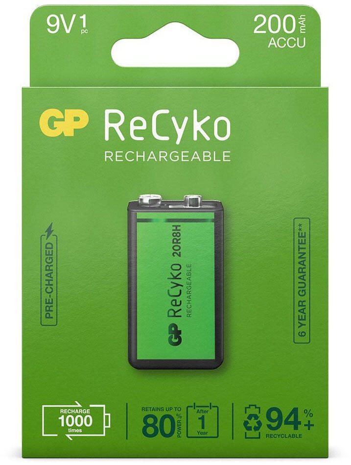 GP Akku ReCyko E-Block 9 V