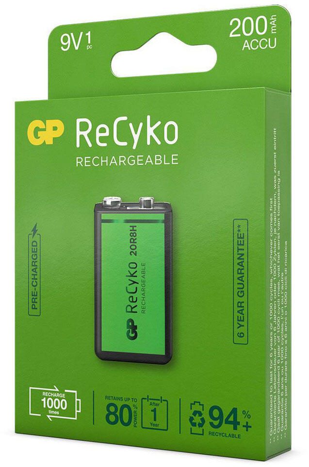 GP Akku ReCyko E-Block 9 V