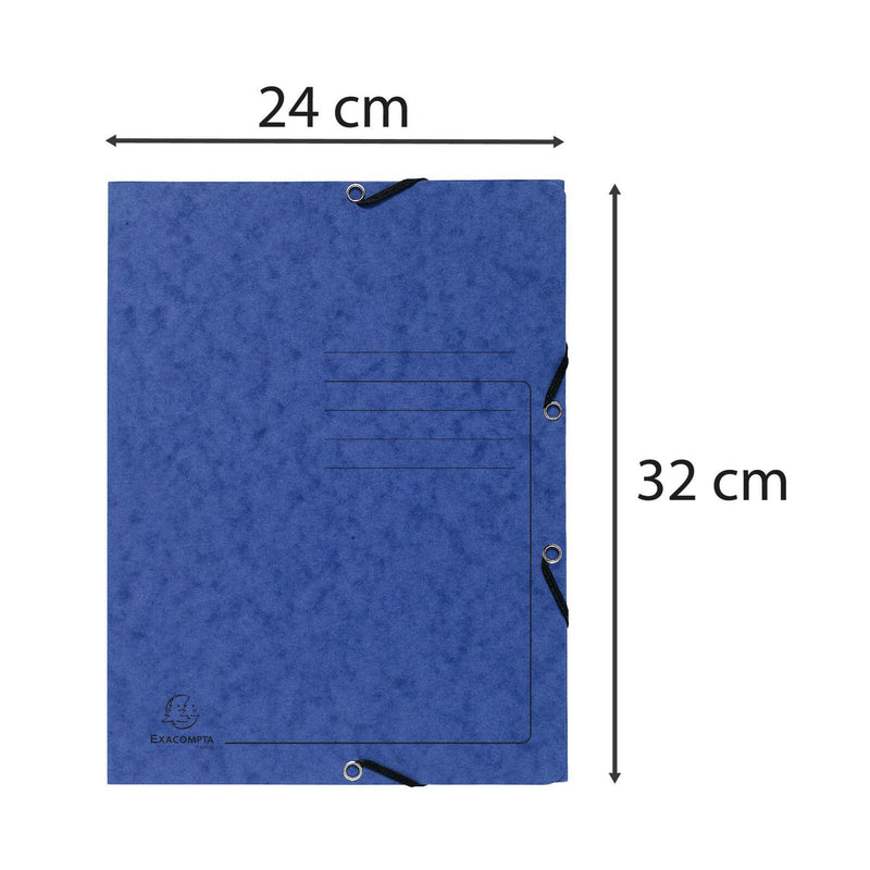 Exacompta Eckspanner DIN A4 blau