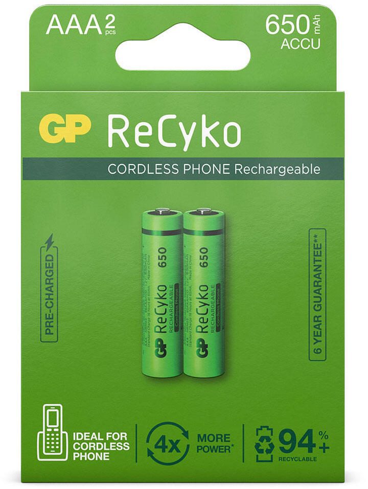 GP Akkus ReCyko+ Micro AAA 1.2 V