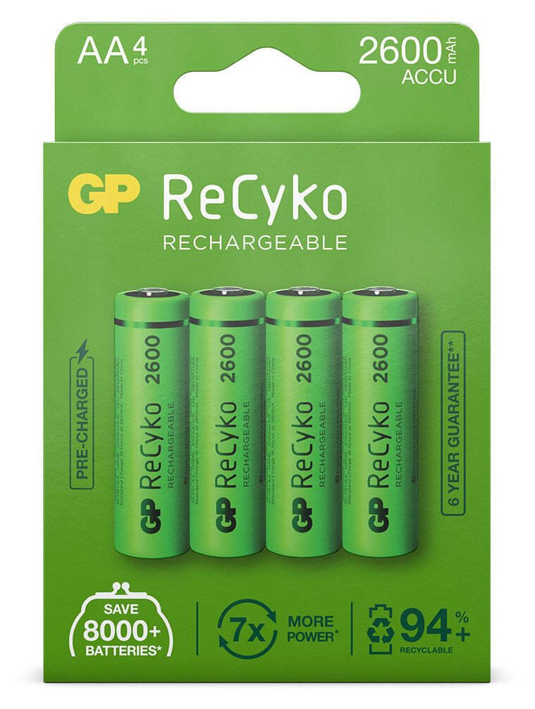 GP Akkus ReCyko+ Mignon AA 1.2 V