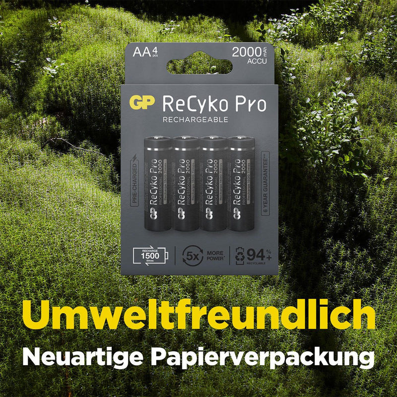 GP Akkus ReCyko+ PRO Mignon AA 1.2 V
