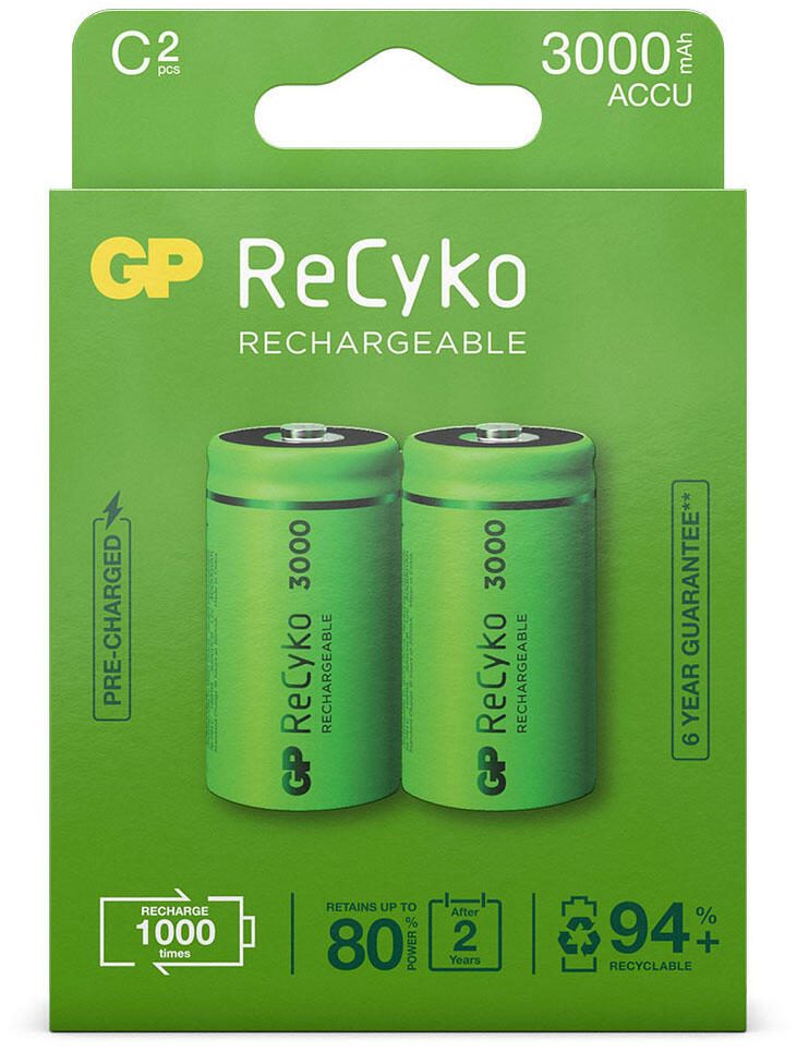 GP Akkus ReCyko+ Baby C 1.2 V